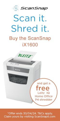 ScanSnap iX1600 Scanner documenti ADF A4, A5, A6, B5, B6, Business Card Wi-Fi, USB 3.2