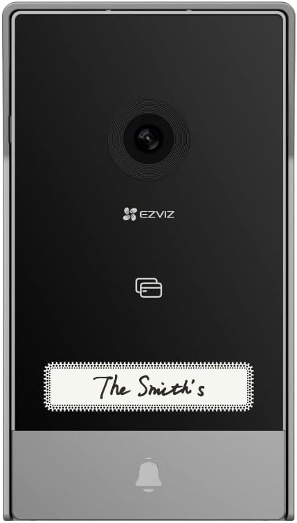 EZVIZ HP7 Videocitofono 2 Fili connesso, 7 Pollici Touch Monitor, RFID Collegato allo Smartphone