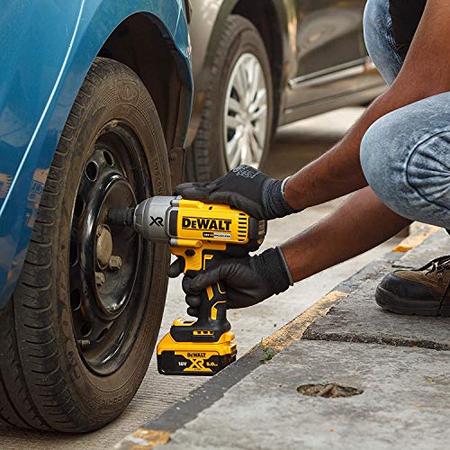 DEWALT DCF899P2-QW Trapano Avvitatore a Impulsi Attacco 1/2" a Batteria, 5.0 Ah, Motore Brushless