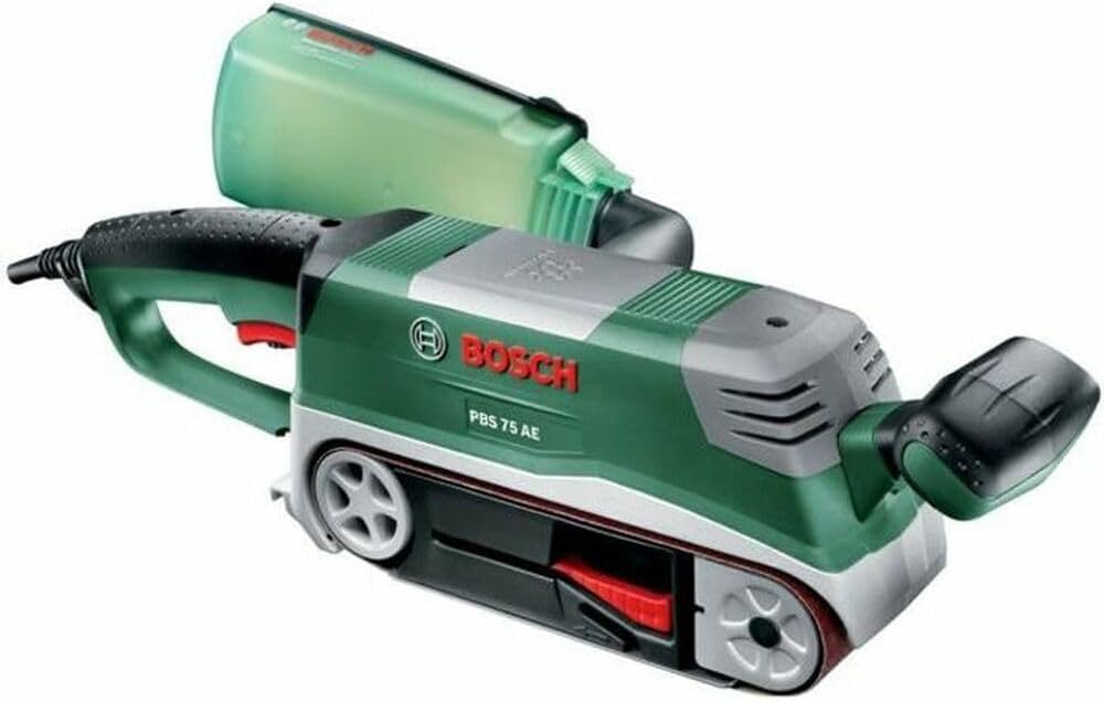 Bosch Home and Garden Set levigatrice a nastro PBS 75 AE 200-350 m/min, superficie di levigatura