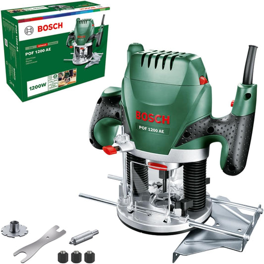 Bosch Home and Garden 060326A100 POF 1200 AE Fresatrice, 1200 W, 230 V,