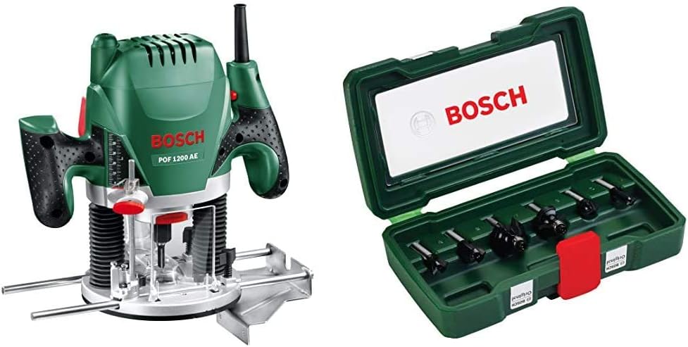 Bosch Home and Garden 060326A100 POF 1200 AE Fresatrice, 1200 W, 230 V,