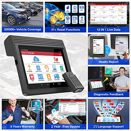 LAUNCH X431 V PRO 4, scansione bidirezionale Scanner OBD2 Auto Diagnostica Codifica ECU