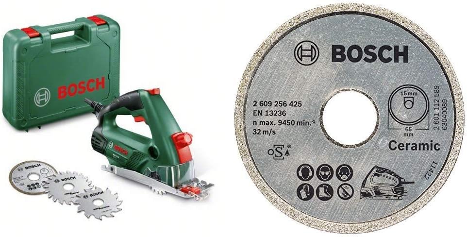 Bosch Home and Garden Pks 16 Multi Mini Sega Circolare, Verde, 10 x 28 38.2 cm