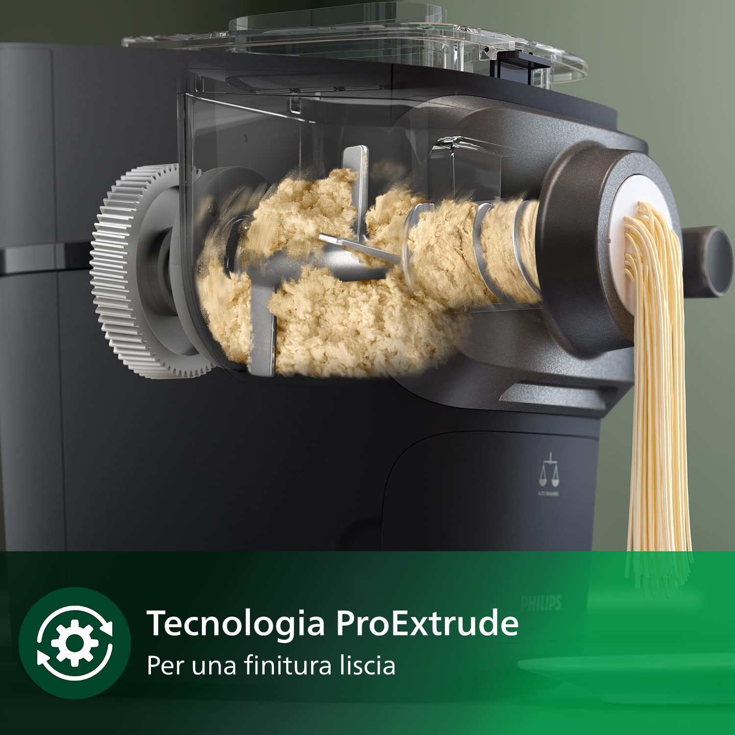 Philips Macchina Per La Pasta Serie 7000 - Tecnologia ProExtrude, Bilancia Integrata