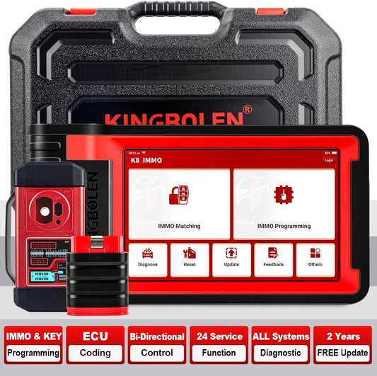 KINGBOLEN K8 IMMO OBD2 Auto Diagnostica & Programmazione Chiave Auto Professionale, UDS & MQB