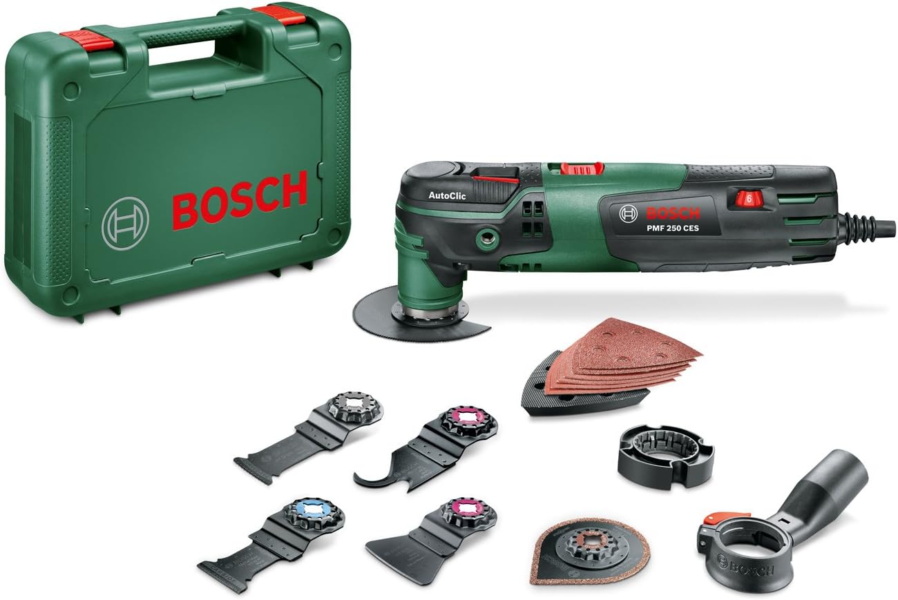 Bosch Home and Garden PMF 350 CES Utensile Multifunzione, Watt, per Accessori Starlock e Starlockplus,