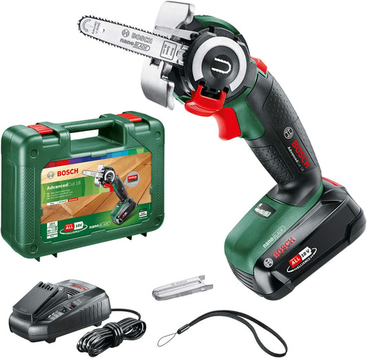 Bosch Home and Garden Microsega a Batteria Nanoblade AdvancedCut 18, 1 Batteria,