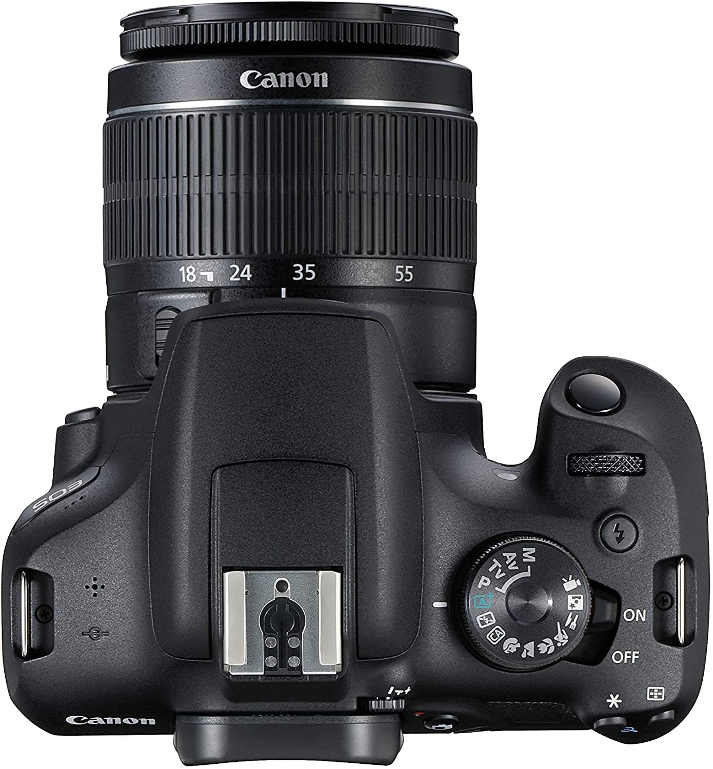 Canon EOS 2000D + EF-S 18-55mm f/3.5-5.6 IS II + seconda batteria aggiuntiva LP E10