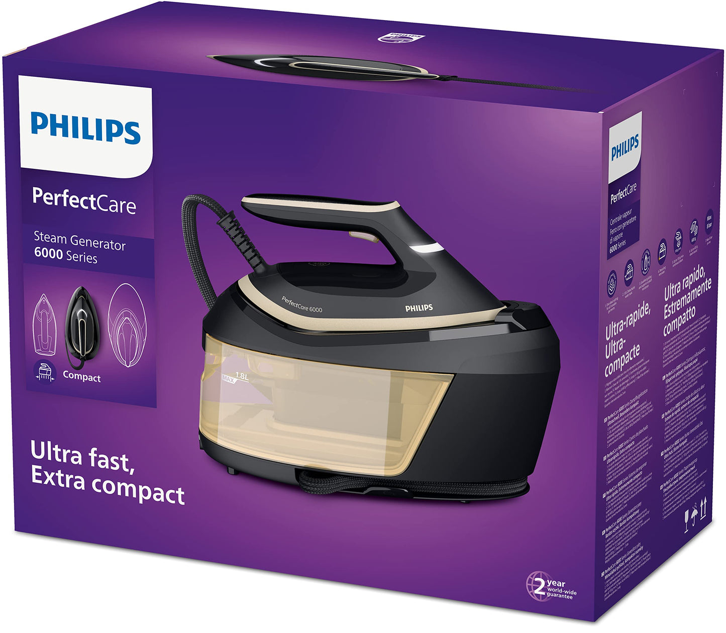 Philips Domestic Appliances Perfectcare 6000 Series Ferro Da Stiro Con Caldaia 2400 W  Psg6064/80