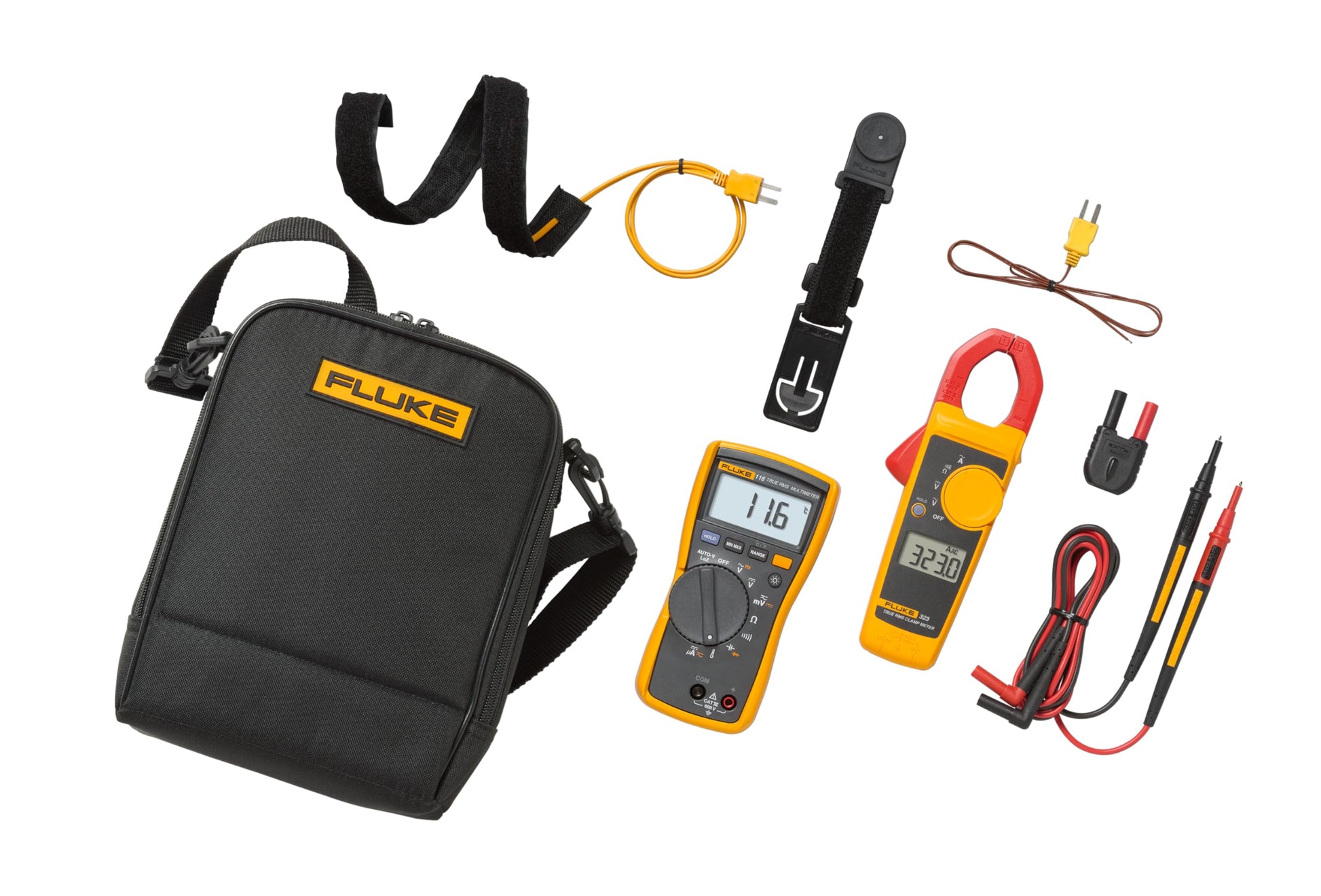 Fluke 116/323 HVAC Combo Kit - Includes Multimeter and Clamp Meter