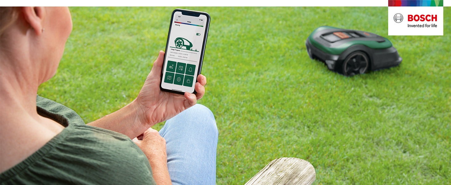 Bosch Robot rasaerba Indego M + 700, con batteria da 18 V e funzione App